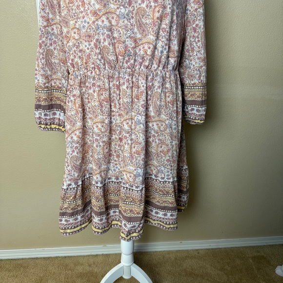 Frye and Co Long Sleeve Boho Dress- Size XL - Picture 3 of 10